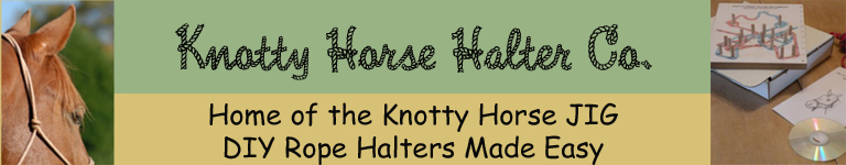 Make your own Rope Halter with the Knotty Horse JIG